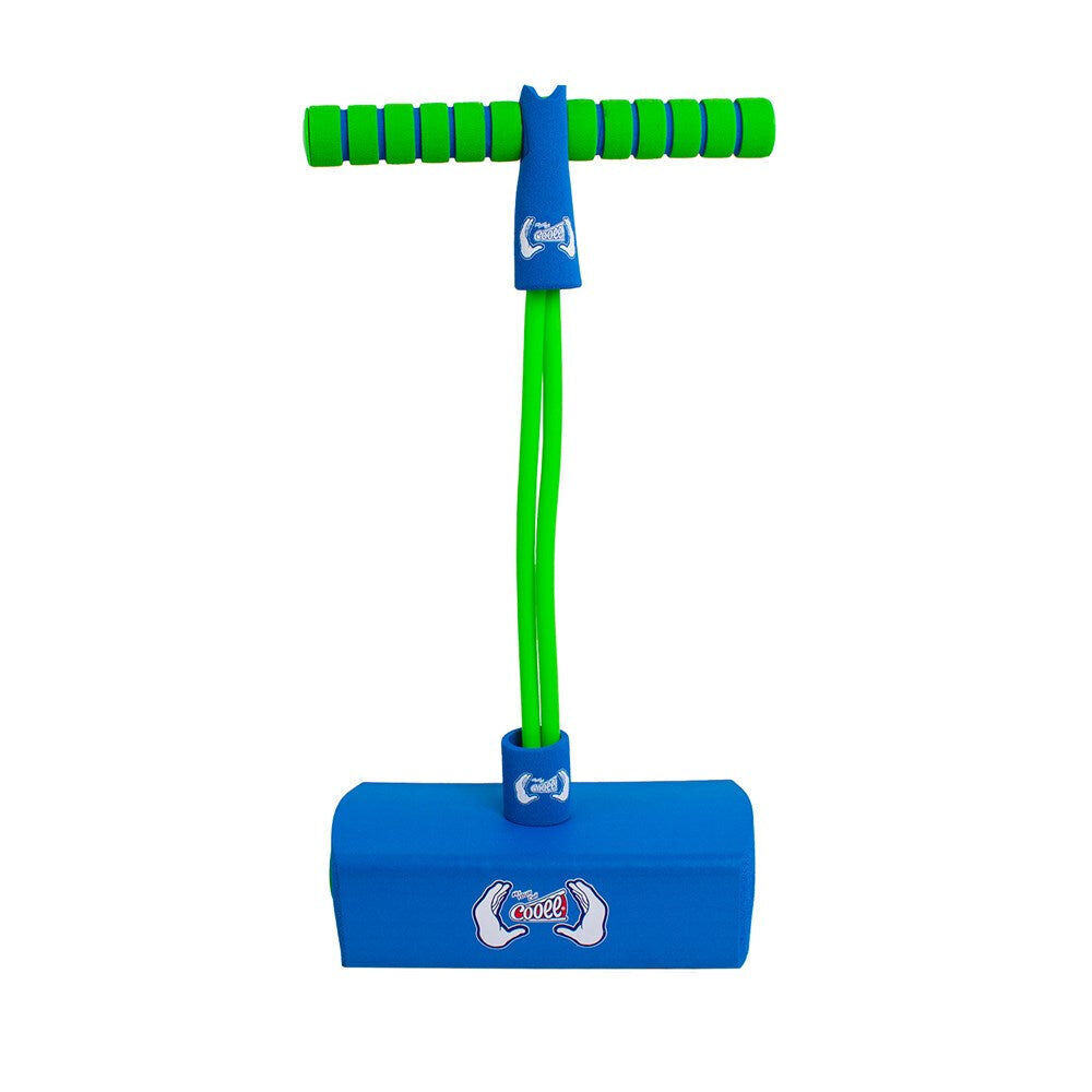Kids Pogo Stick Set of 2 | Cooee Freestyle Junior Bounce Sticks | Green Blue