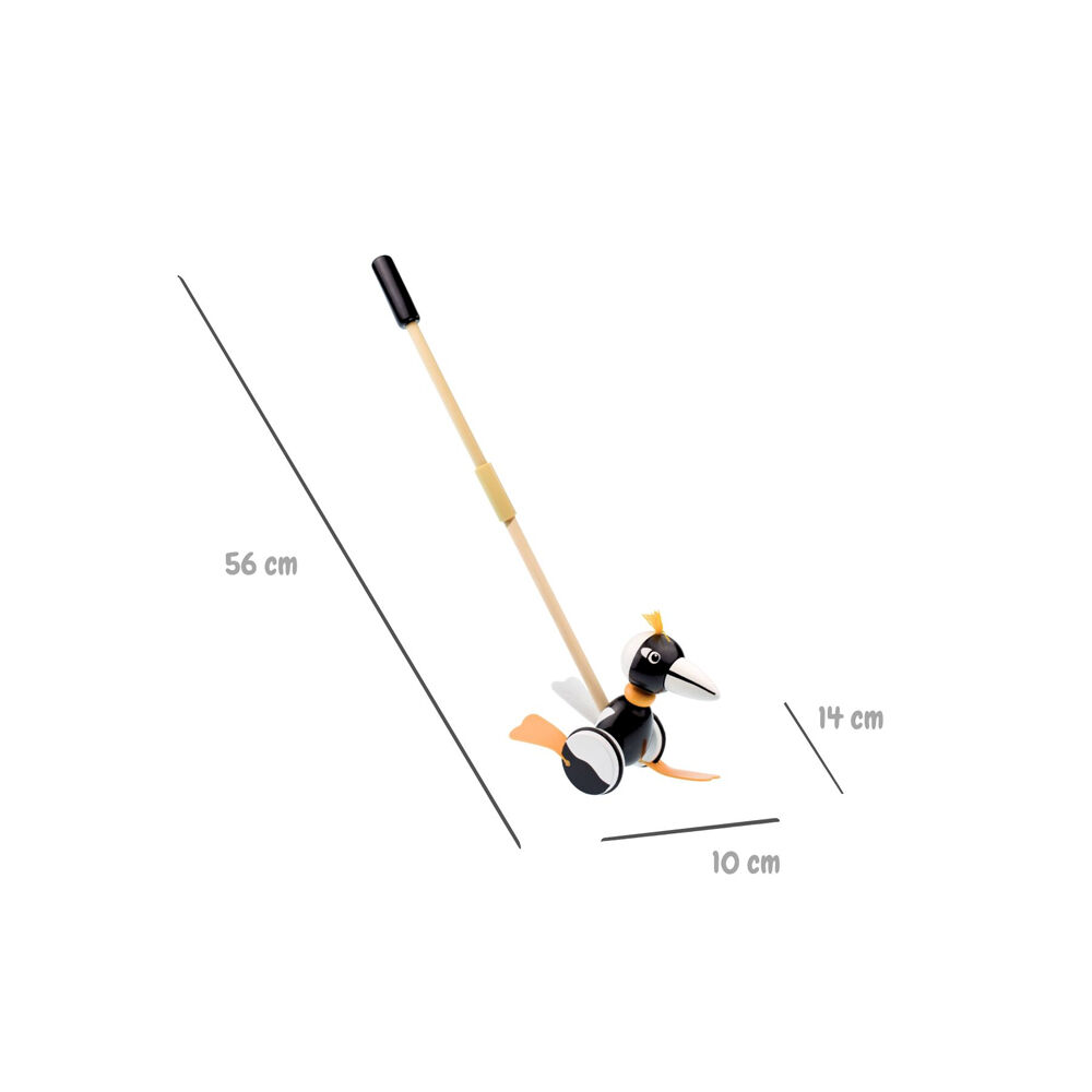 Koala Dream Magpie Push Walker | Wooden Toddler Toy for Aussie Kids (12m+)