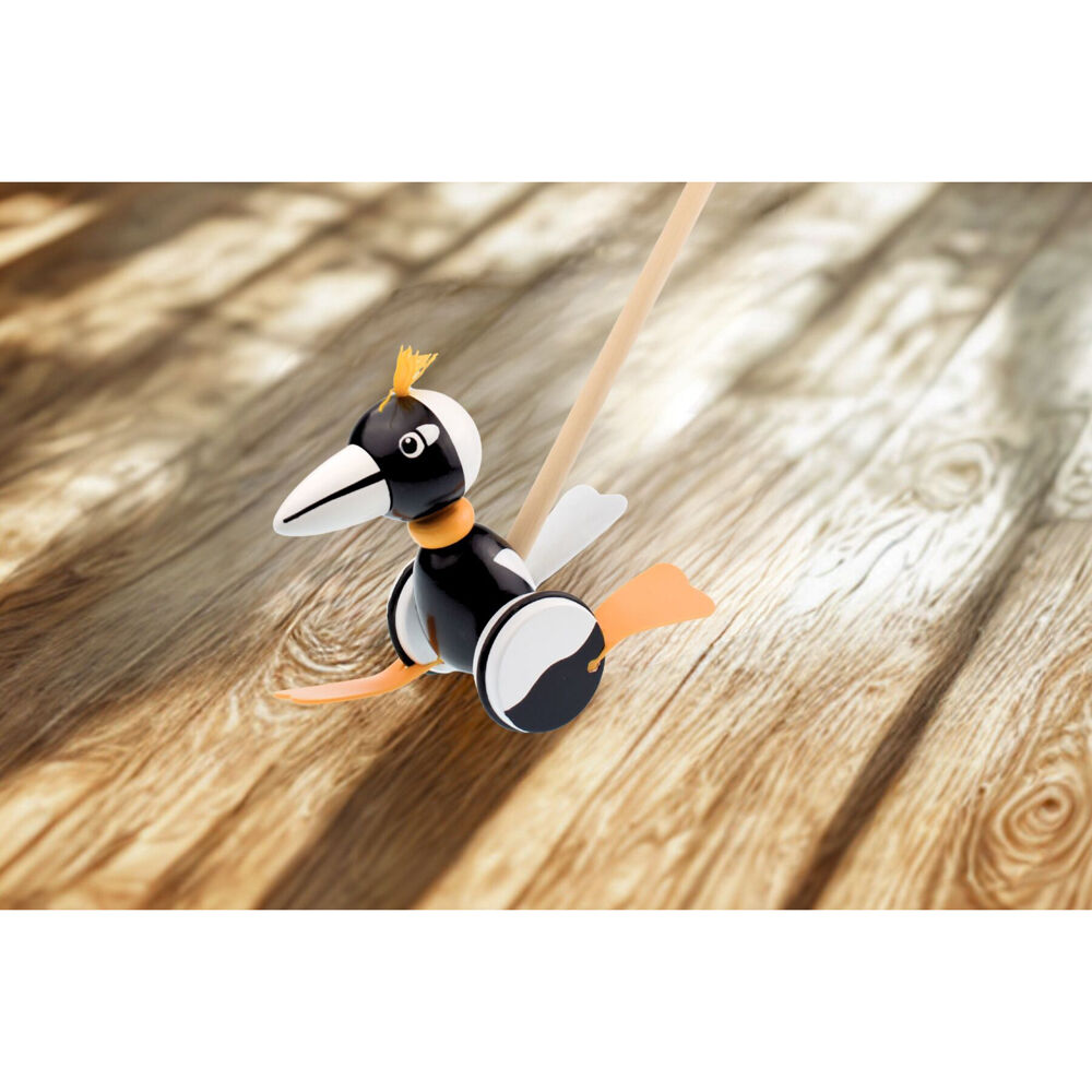 Koala Dream Magpie Push Walker | Wooden Toddler Toy for Aussie Kids (12m+)