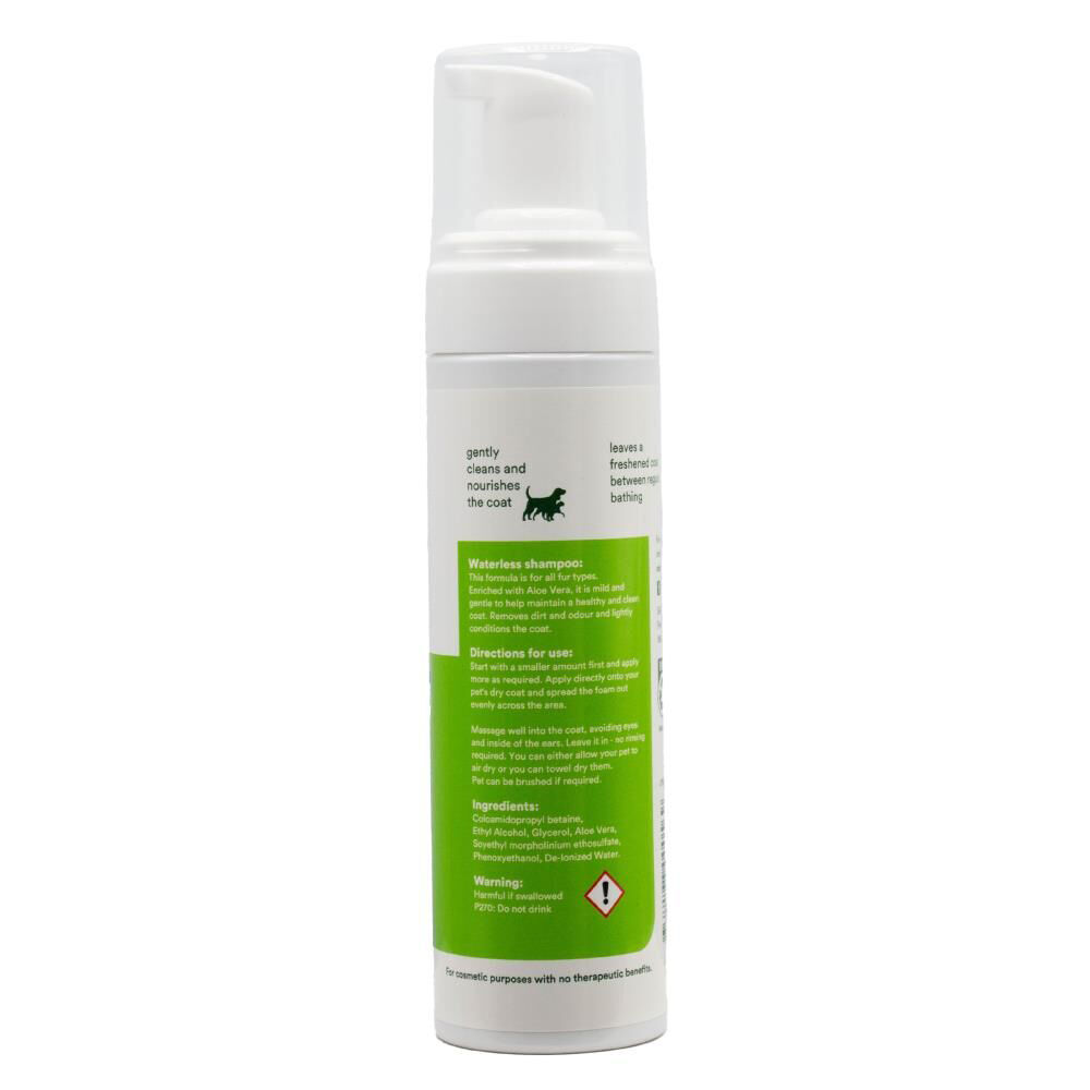 Oakwood Dog Shampoo | Waterless Gentle Foaming Mousse | Pet Grooming | 4pk x 200ml