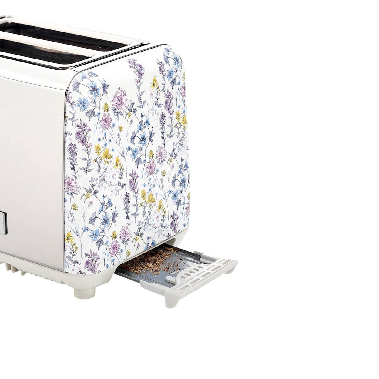 Laura Ashley Toaster | Electric 2-slice Toasting Bread Stainless steel | Vintage Retro