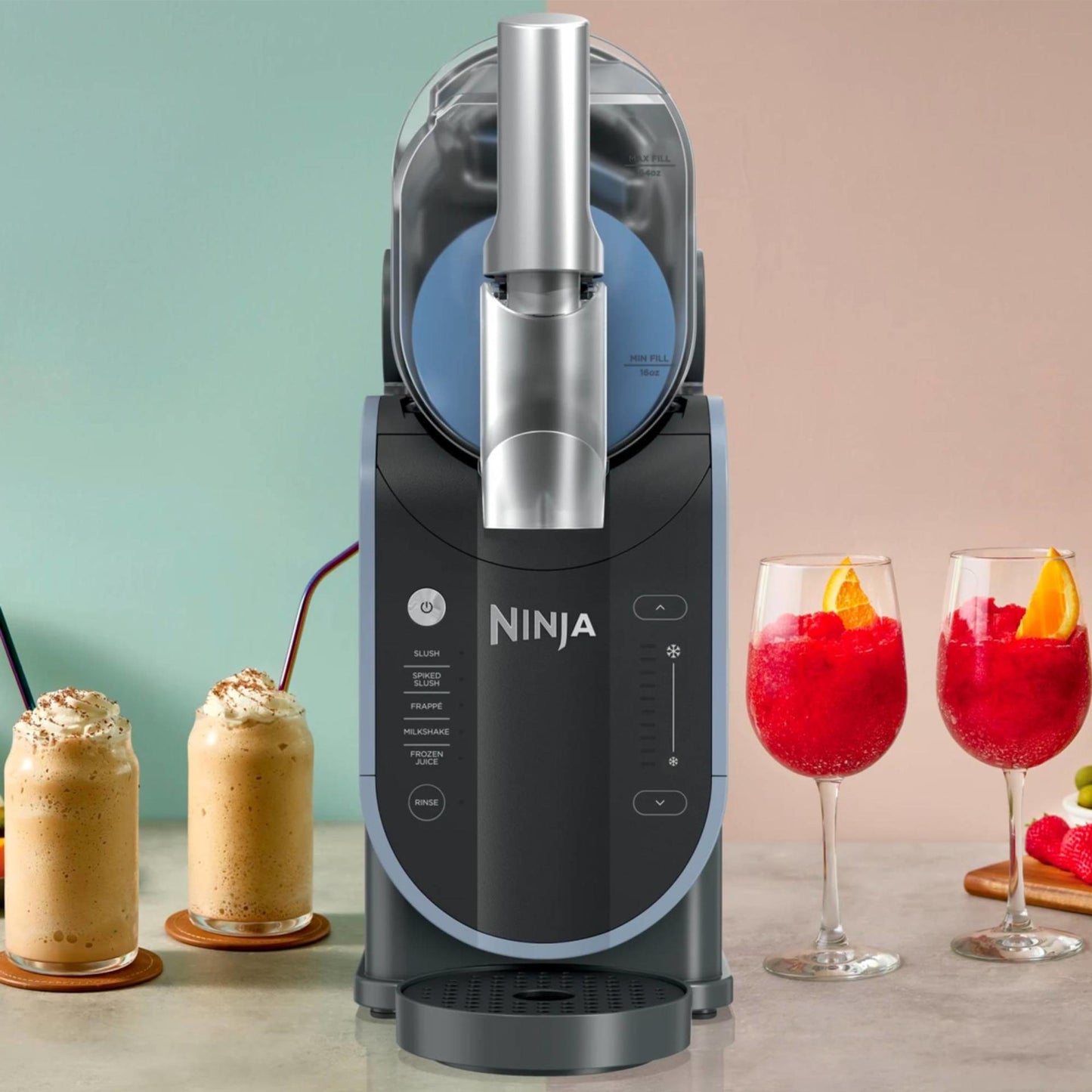 Ninja Slushi Maker | Professional Frozen Beverage Drink Cocktail Mocktail Slushy Machine