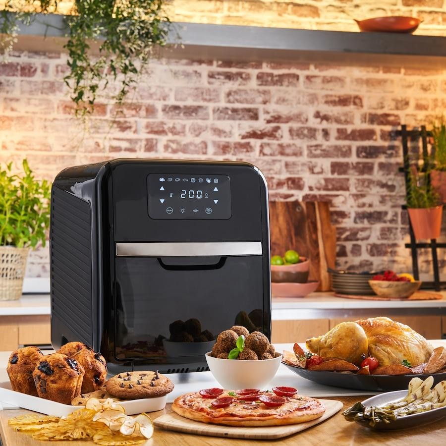 Tefal Easy Fry Oven & Grill XXL 9-in-1 Air Fryer FW5018 | 9 in 1 Technology | Rapid Air Circulation | Die Cast Aluminum | Healthy Cooking | 3 Meals at once | 11 L Capacity