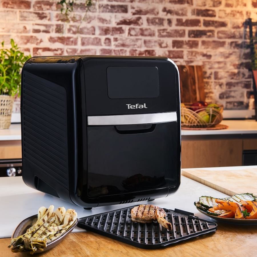 Tefal Easy Fry Oven & Grill XXL 9-in-1 Air Fryer FW5018 | 9 in 1 Technology | Rapid Air Circulation | Die Cast Aluminum | Healthy Cooking | 3 Meals at once | 11 L Capacity