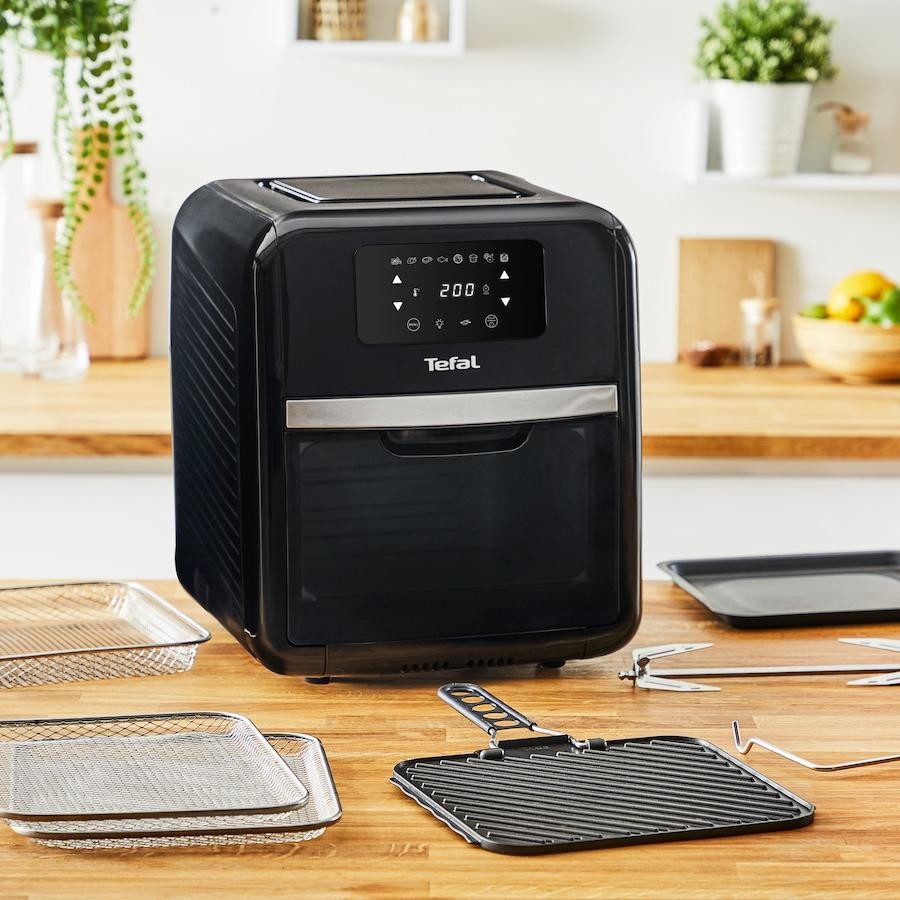 Tefal Easy Fry Oven & Grill XXL 9-in-1 Air Fryer FW5018 | 9 in 1 Technology | Rapid Air Circulation | Die Cast Aluminum | Healthy Cooking | 3 Meals at once | 11 L Capacity