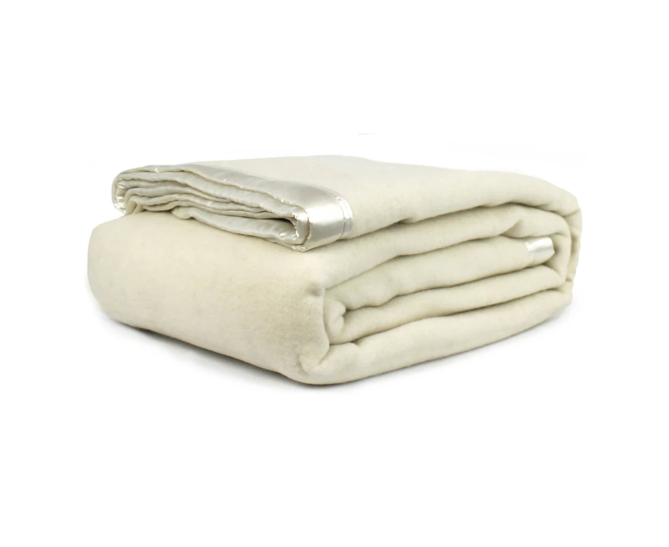 Jason Commercial Australian Wool Blanket 400gsm Bedding Doona - QUEEN/ KING - Ivory (Natural)