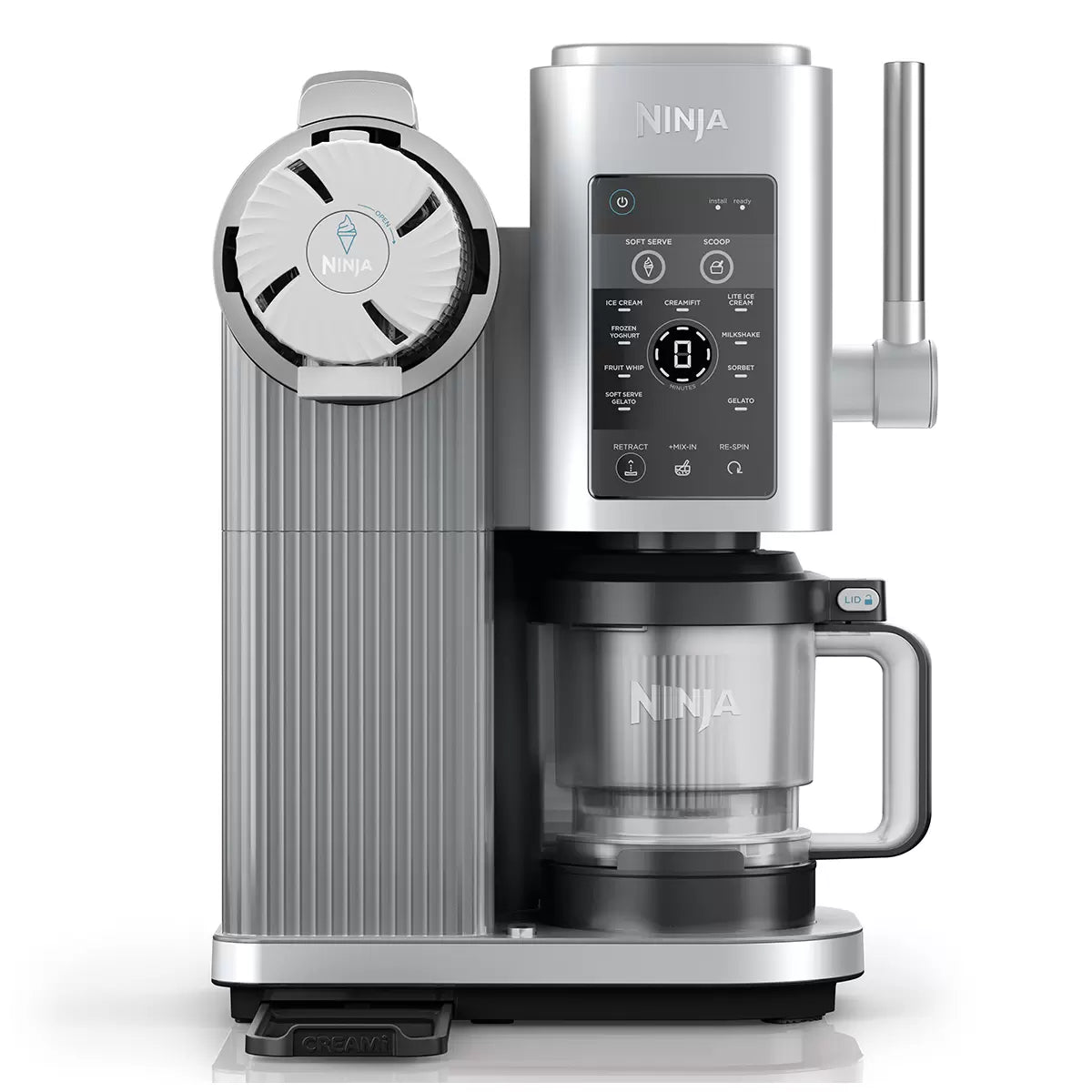 Ninja Ice Cream Machine | Electric Ice Cream Gelato Fruit Soft Serve Maker | Low Calorie Protein Dessert Machine