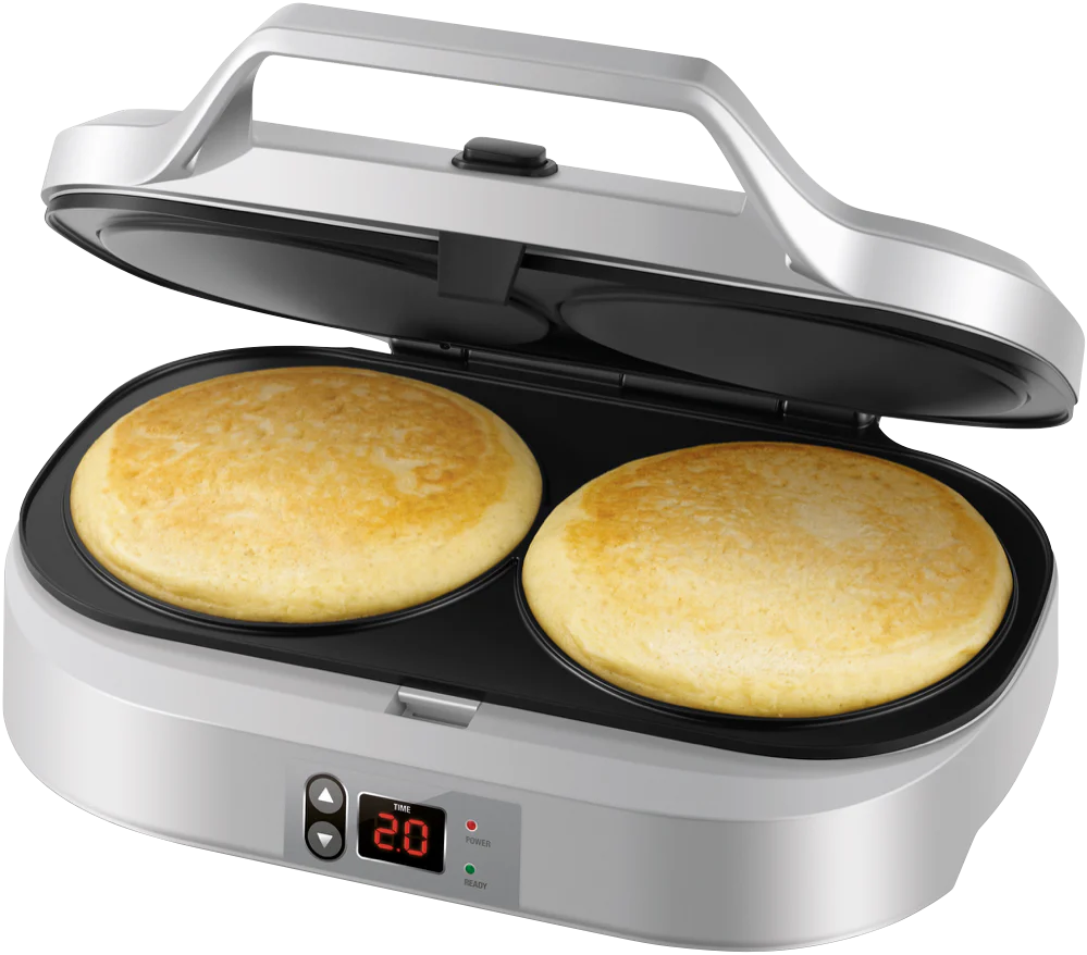 Kambrook Pancake Maker | Electric Digital Breakfast Pancake Machine | Non Stick Heated Kitchen Appliance