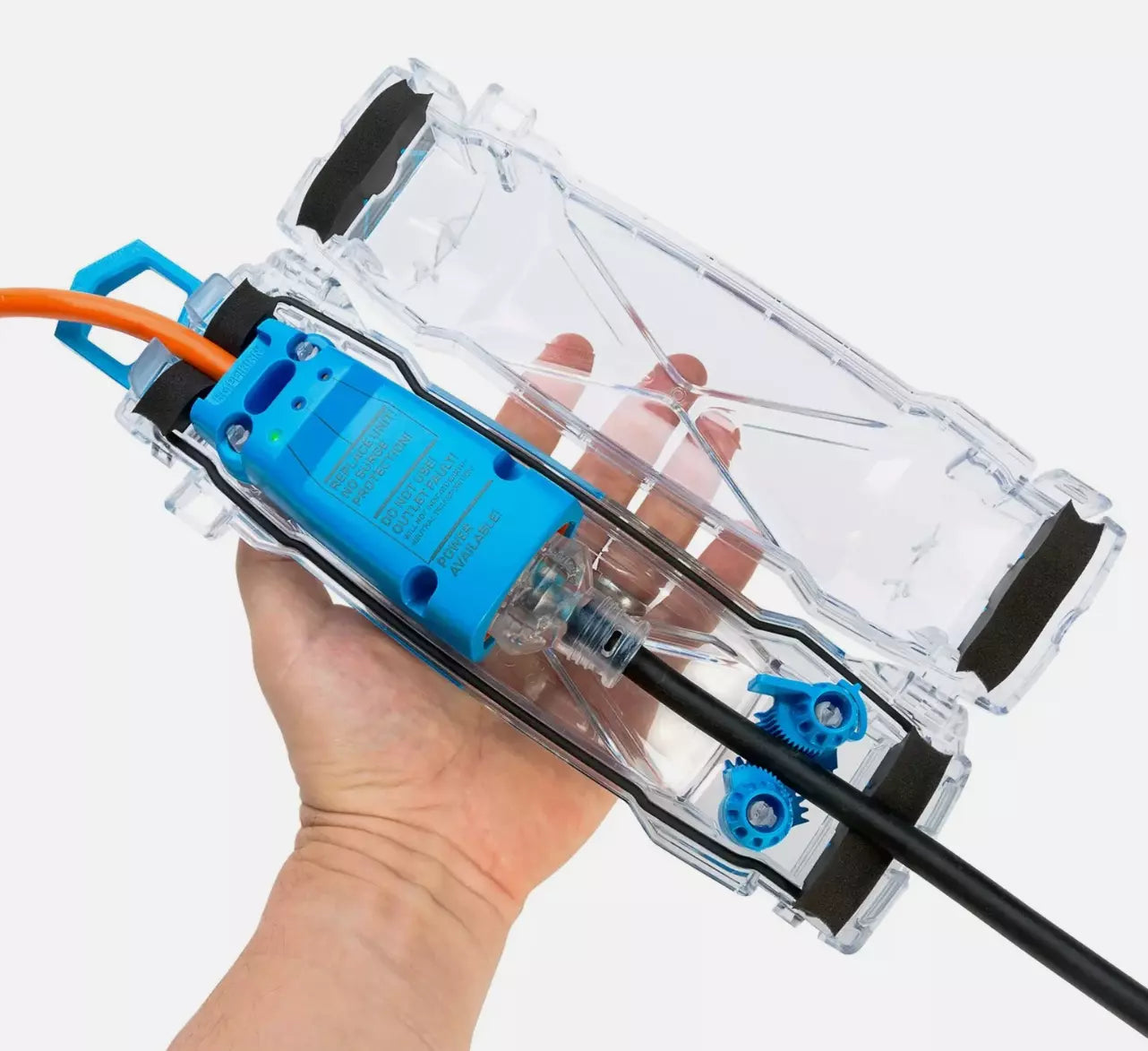 Ampfibian 15A Caravan Surge Protector | Camper Campervan RV Weatherproof Surge Guard