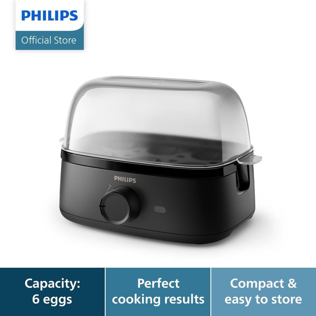 Philips Egg Cooker Poacher | Electric Poached Tray Hard Soft Boiled Maker