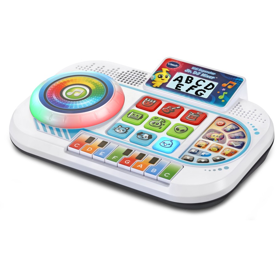 Kids Toddler Musical DJ Mixer | Portabe Battery Toy | Musical Song Turntable | Learning Letters Numbers Colours