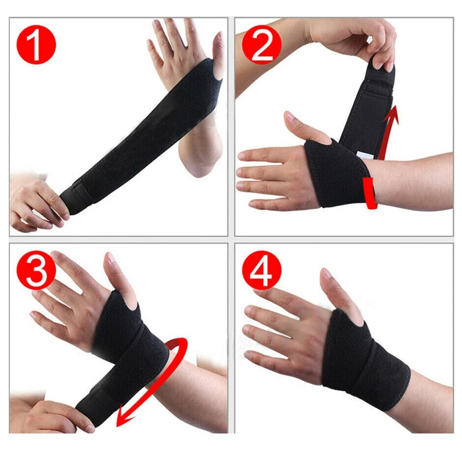 Wrist Support Protection Strap | Pain Relief Splint Brace | Carpel Tunnel CTS RSI Support | light weight breathable |