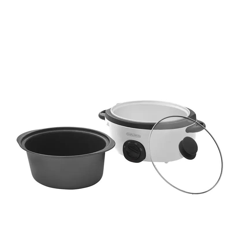Morphy Richards Sear & Stew Slow Cooker 6.5L Vivid White