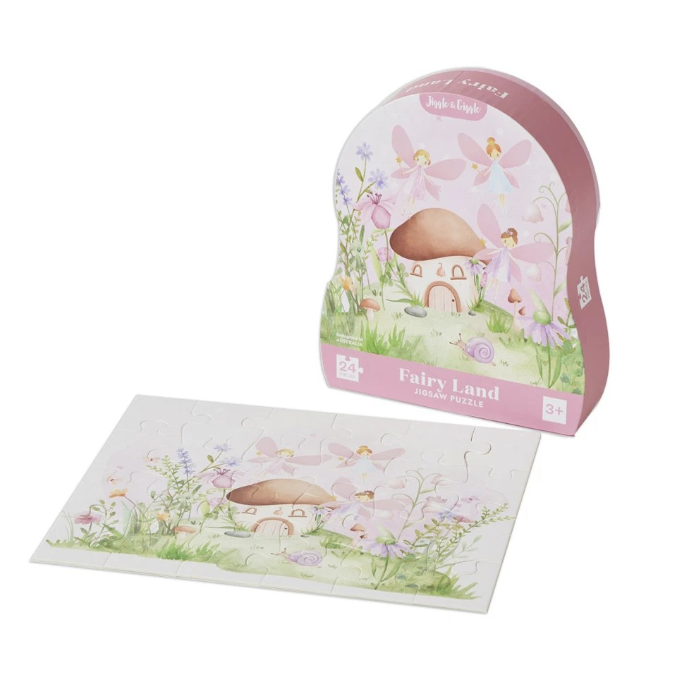 Jiggle & Giggle Fairy Land Jigsaw Puzzle | Play Kids Educational Toy 24 Pcs
