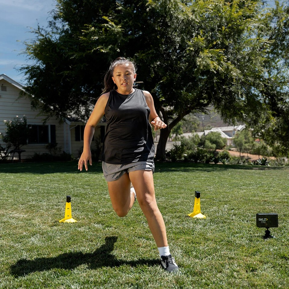 50 Yard Run Speed Gate Tracking | Portable Outdoor Training Running Timer Set