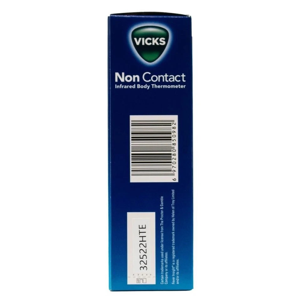 Vicks Non-Contact Thermometer | Infrared Body Digital Thermometer | Quick Reading | Fever Detection