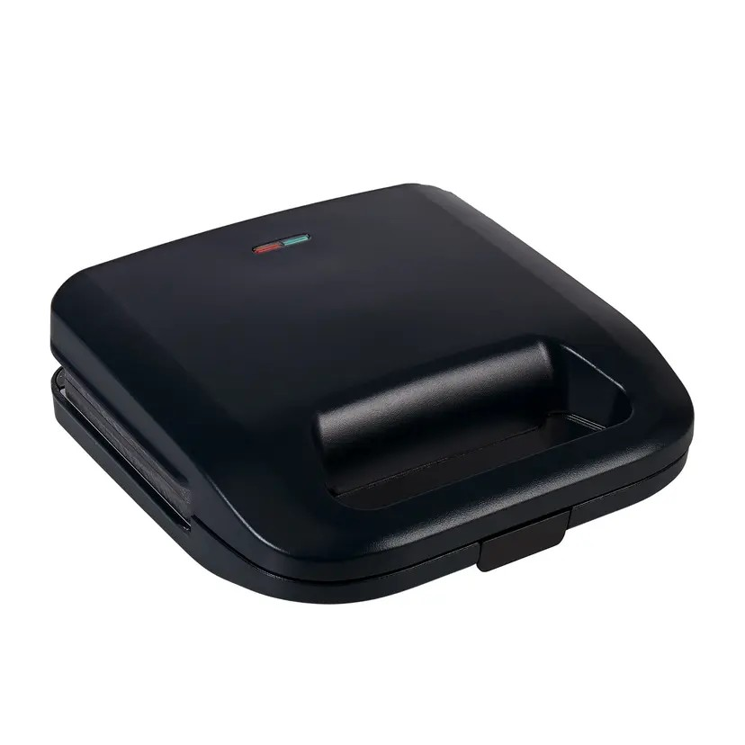 Davis & Waddell 2 in 1 Electric Non Stick Jaffle Maker & Grill | Matte Black | Grilled Sandwich Maker | Non-Stick Plates | Meat Searer