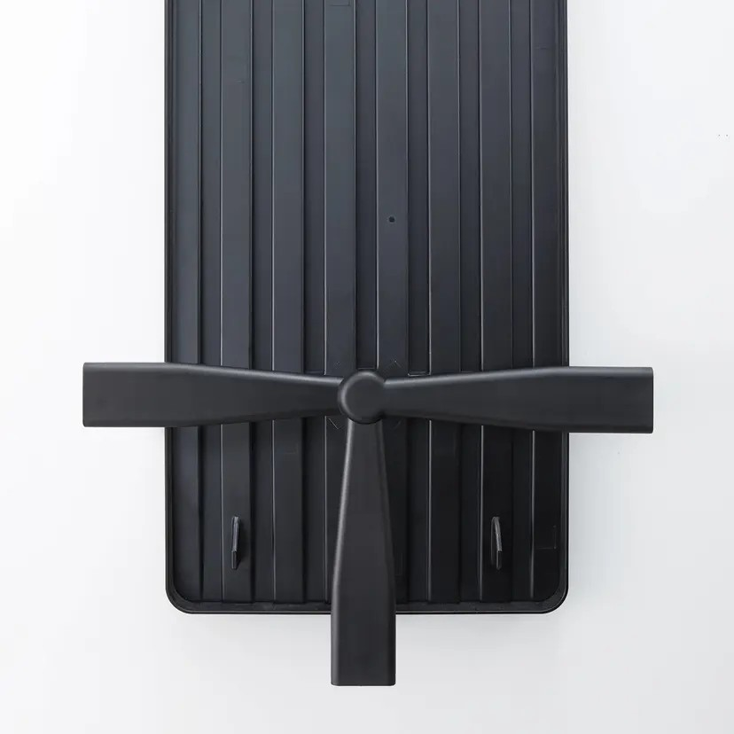 Yamazaki Tower 2 Tier Dish Rack | Space-Saving | Stylish Black | 360 degree drainage | Easy Install | Max Capacity 7.9 kg
