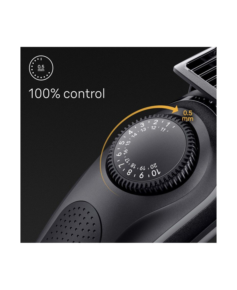 Braun Waterproof Beard Trimmer | Professional Men's Rechargeable Shaver | Men's Barber Washable Trimmer Razor