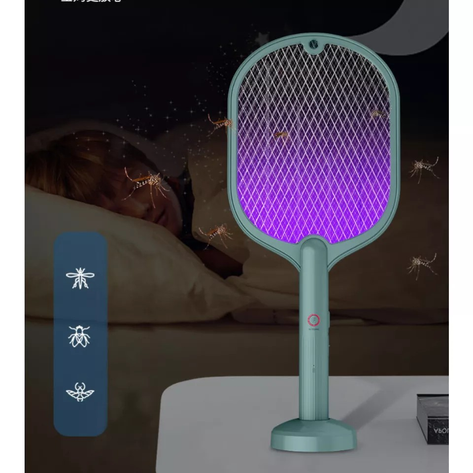 Electric USB Rechargable Racket Fly Swatter | Mosquito Insect Killer | UV Bug Zapper | mosquito killer| flies, mosquitoes, gnat and other flying pest