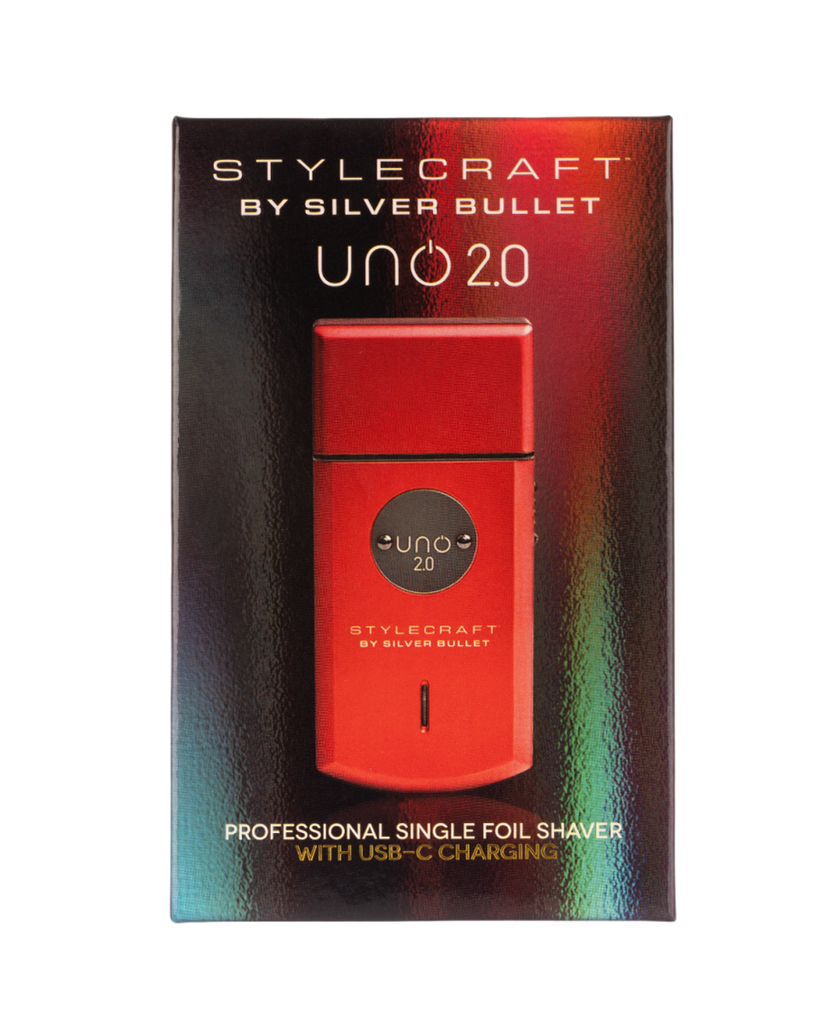 Uno Single Shaver | Cordless Red Foil Shaver | Pocket Sizer Shaver | Super Close Shave | Forged Blade