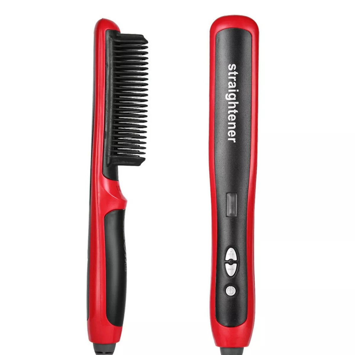 Mens Heated Beard Straightener | Hair Straightener | Brush Multifunctional Hair Comb | Curling Iron | Rapid Heating 15 Sec | No hair damage |