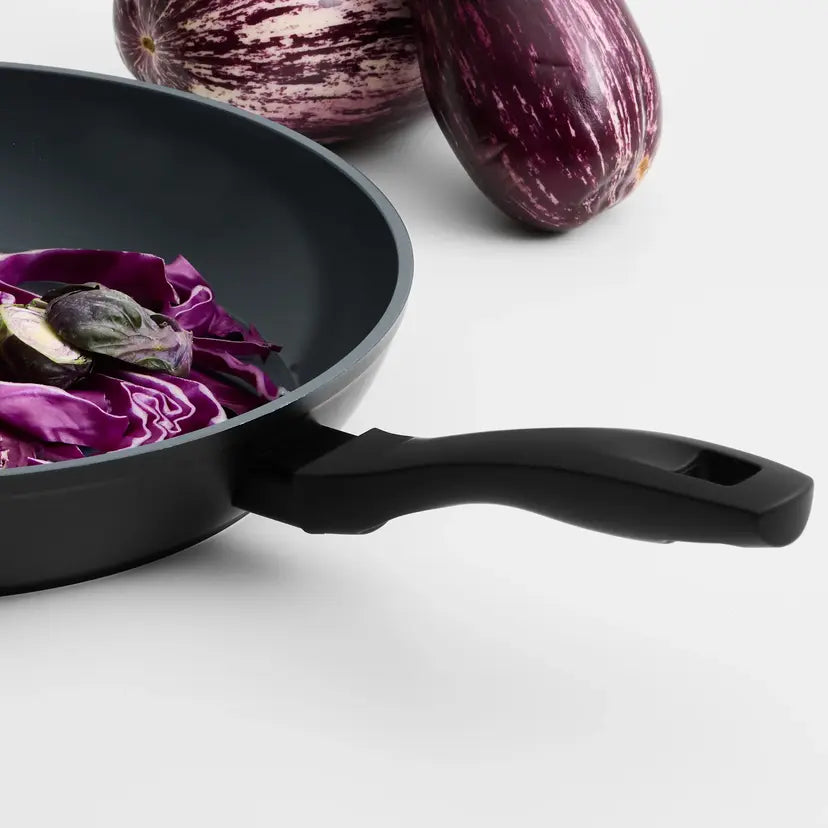 Wolstead Stonetek Ultra | 2pc Frypan Set | 24cm and 30cm Black | Non-stick | free from PFAS, PTFE, PFOA, lead and cadmium