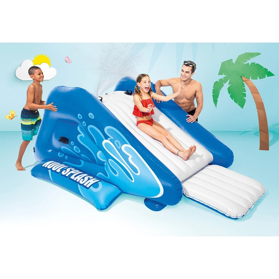 Inflatable Water Slide | Intex Kool Splash 10ft 11in | For In-Ground Pool Kids 6+