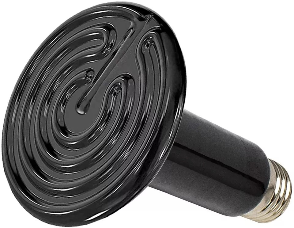 Ceramic Heat Emitter 50W-200W - Infrared Heat Lamp for Reptiles, Chickens & Pets | No Light Heat Bulb for Terrariums & Brooders