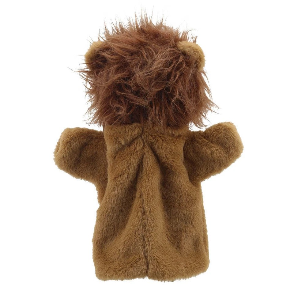 The Puppet Company Lion Animal Puppet Buddies 25cm Toy Brown Kids/Children | Imaginative Toy | High Quality Puppet | Collect all 30