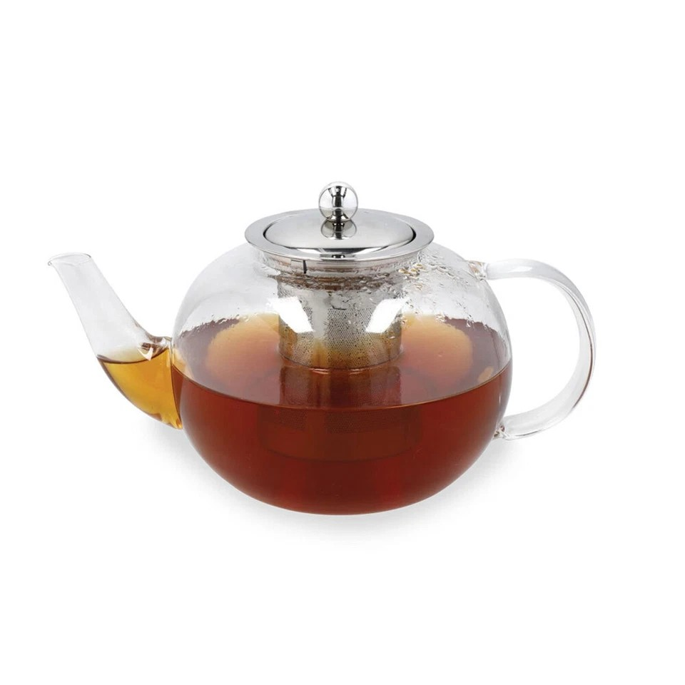 La Cafetiere 25.5cm | 1.5L Glass Teapot w/ Stainless Steel Infuser | Kettle Brewer