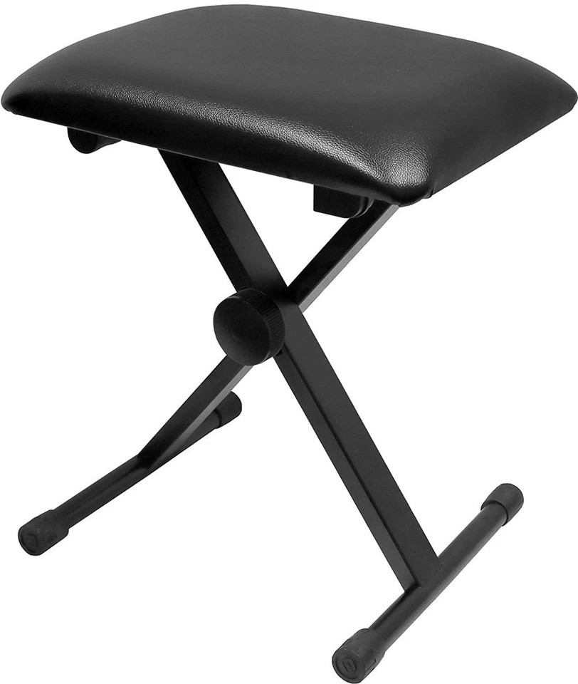 Portable Piano Stool Adjustable 3 Way Folding Keyboard Seat Bench Piano Chair AU