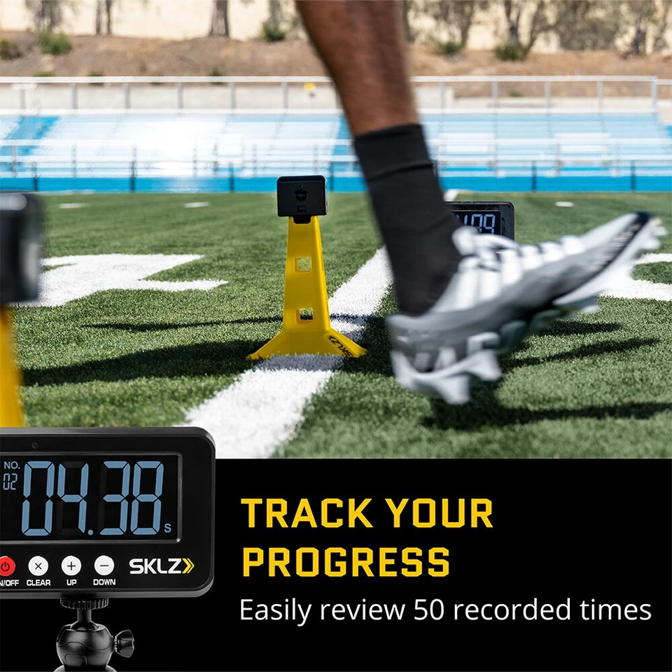 50 Yard Run Speed Gate Tracking | Portable Outdoor Training Running Timer Set