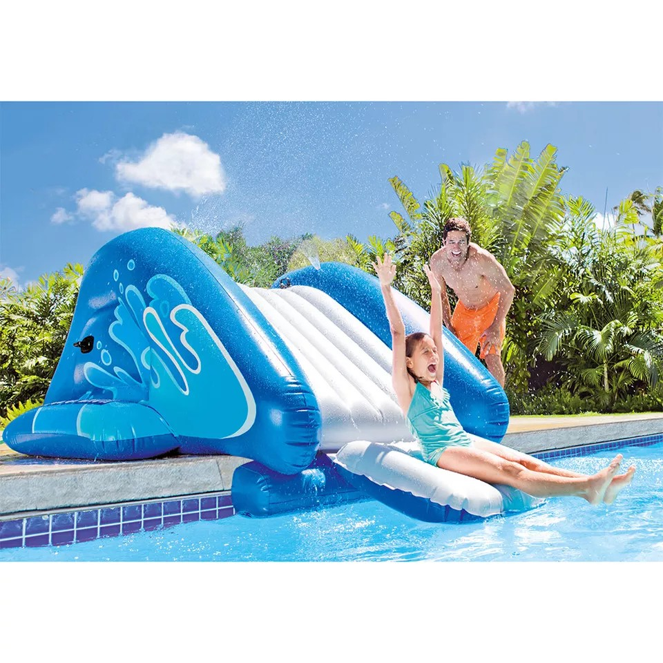 Inflatable Water Slide | Intex Kool Splash 10ft 11in | For In-Ground Pool Kids 6+
