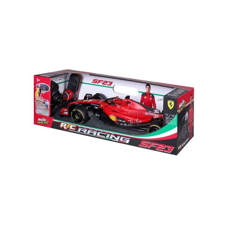 Maisto TECH F1 2023 Ferrari SF-23 - Leclerc #16 Formula 1 Car Toy 1:10