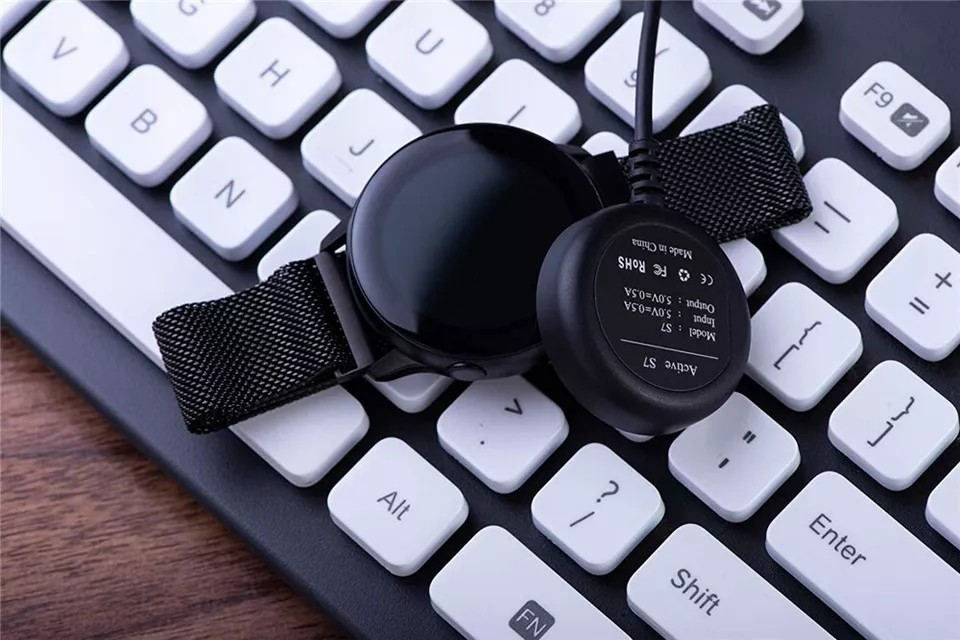USB Charger Dock Cradle Cable for Samsung Galaxy Watch Active 1/2/3/4 | 40/41/44mm Watches | Table Current Transmission | Fast Charging