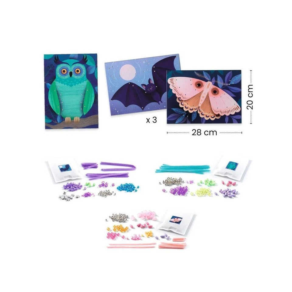 Djeco Light Up The Night Threading Kit ā Kids Craft Set 3y+ | Free Shipping AU