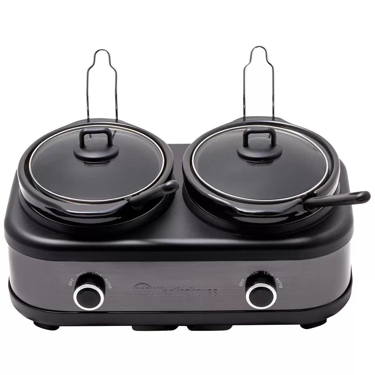 Westinghouse Slow Cooker | Stew Curry Pasta Maker | 2 x 2.5L Slow Cooker Pots
