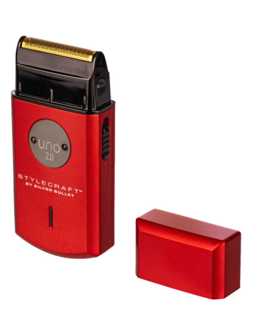 Uno Single Shaver | Cordless Red Foil Shaver | Pocket Sizer Shaver | Super Close Shave | Forged Blade