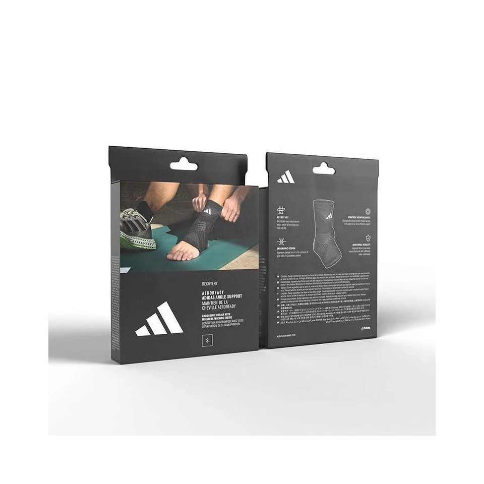 Adidas Aeroready Ankle Support Breathable Fit Compression Strap