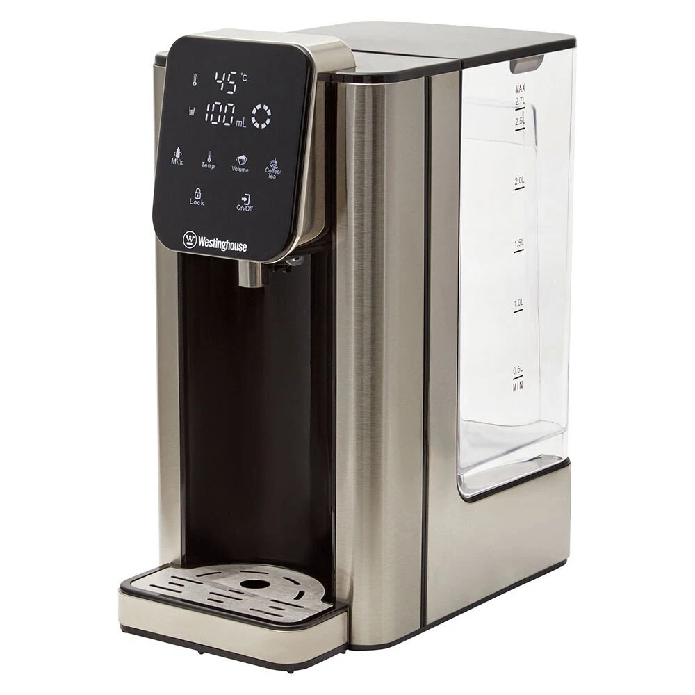 Westinghouse 2.7L Digital Instant Hot Water Dispenser/Urn/Boiler | Beautifully Designed Stainless Steel | Baby Bottle Function | Adjustable Presets