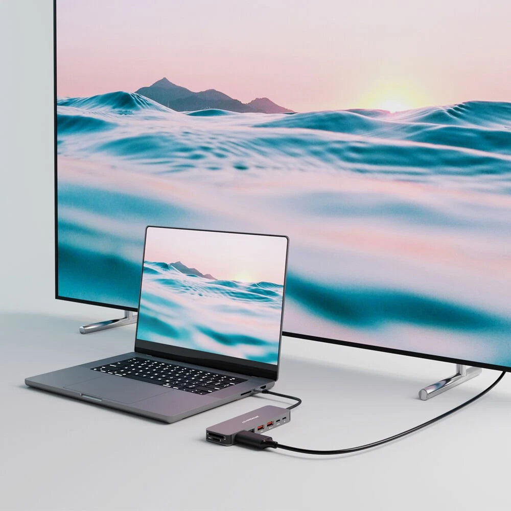 Mbeat Elite 9-in-1 USB-C Multiport Hub | w/ Built-in M.2 NVMe SSD Enclosure | Enabling quick charging of smartphones, tablets, and other USB devices | supporting modern and legacy devices (Copy)