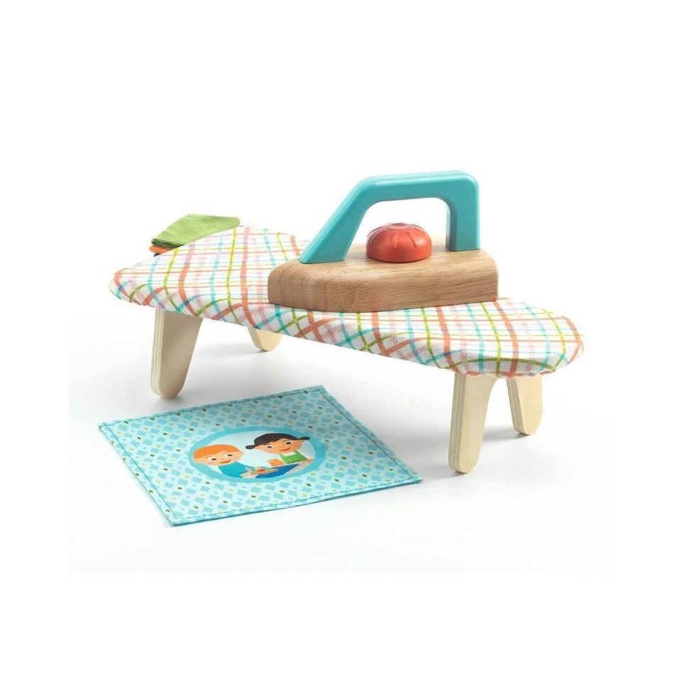 Djeco 8pc Ironing Board Pretend Play Set ā Kids Toy 3y+ | Free Shipping AU
