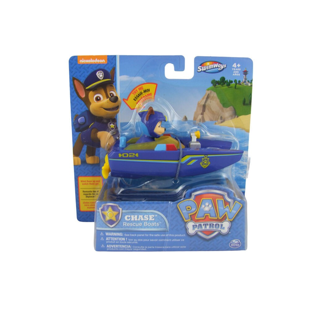 Swimways Paw Patrol Rescue Boat Kids | Bath/Pool Toy 2pk | 4y+ Multi Colour Assorted