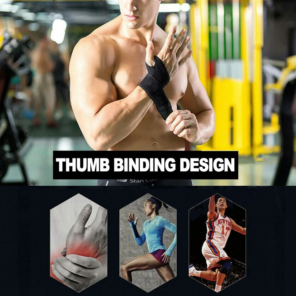 Wrist Support Protection Strap | Pain Relief Splint Brace | Carpel Tunnel CTS RSI Support | light weight breathable |