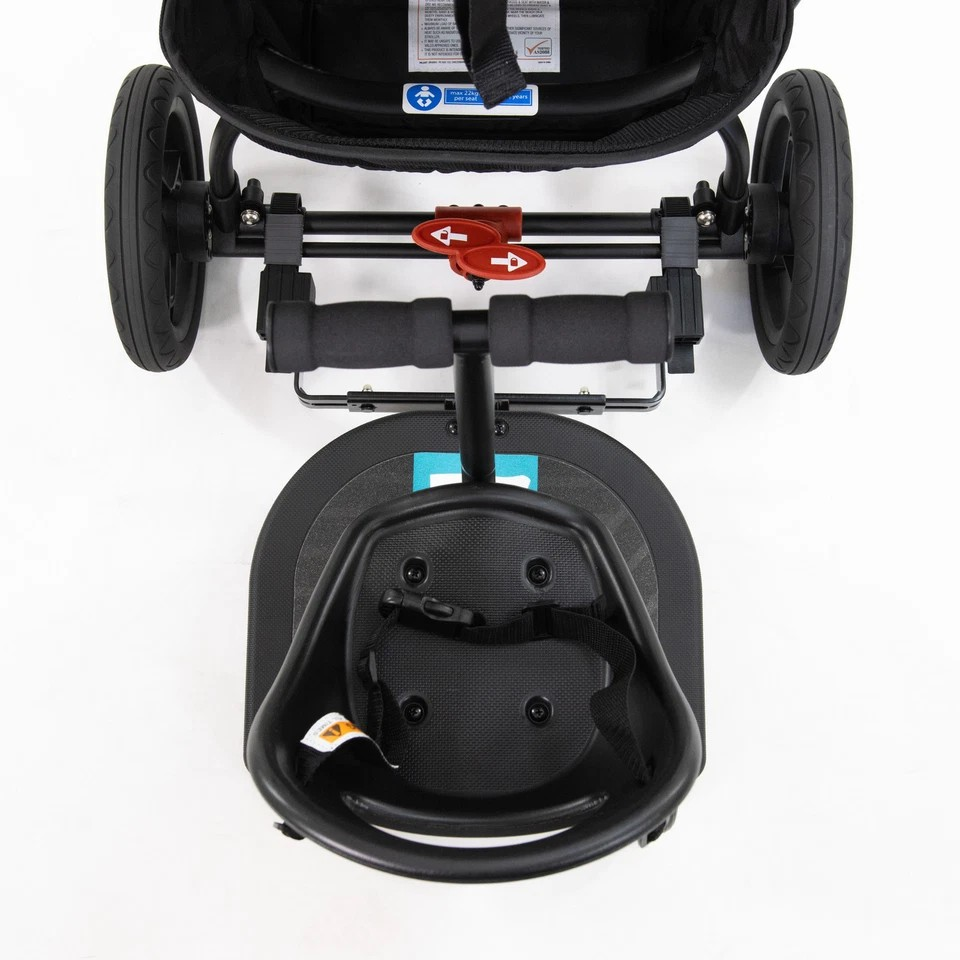 Vee Bee EZ Rider | Stand/Sit Toddler Tandem Seat Board Connector for Stroller/Pram