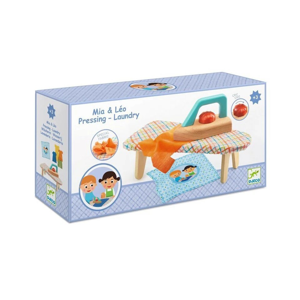 Djeco 8pc Ironing Board Pretend Play Set ā Kids Toy 3y+ | Free Shipping AU