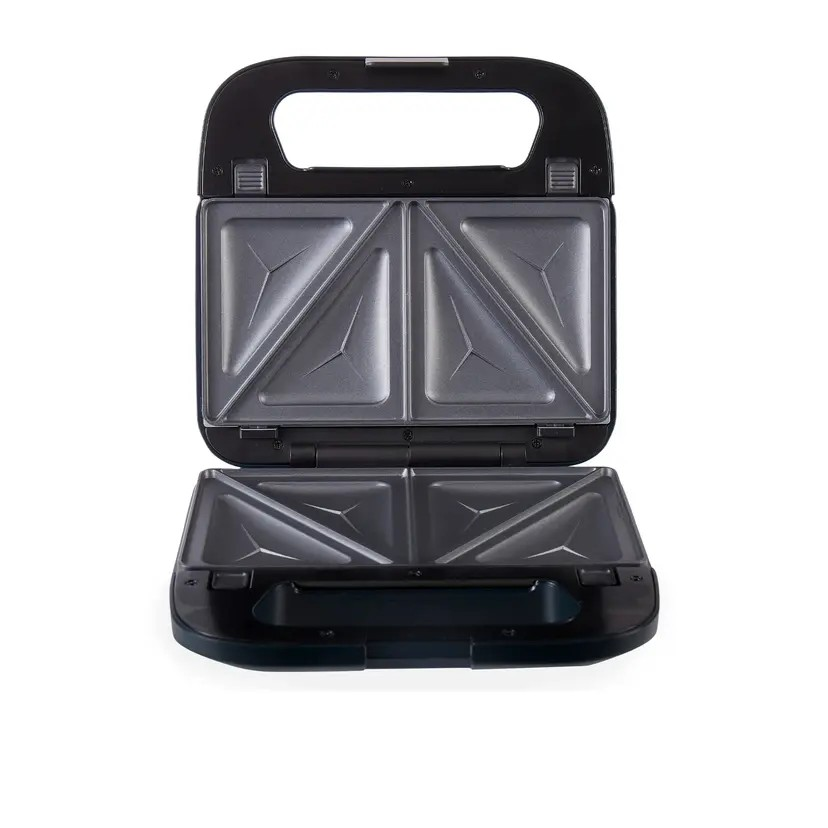 Davis & Waddell 2 in 1 Electric Non Stick Jaffle Maker & Grill | Matte Black | Grilled Sandwich Maker | Non-Stick Plates | Meat Searer