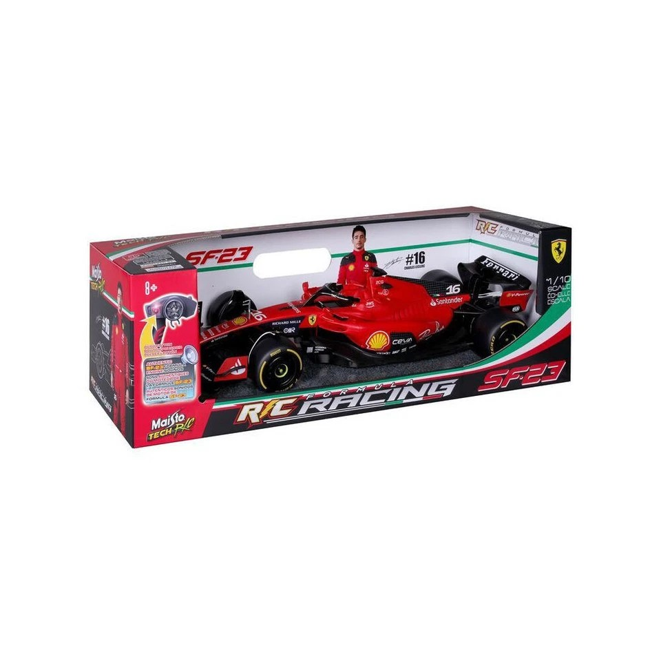 Maisto TECH F1 2023 Ferrari SF-23 - Leclerc #16 Formula 1 Car Toy 1:10