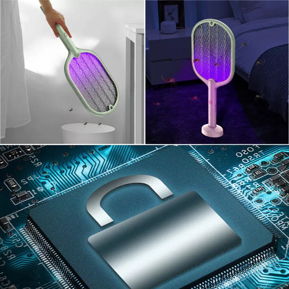 Electric USB Rechargable Racket Fly Swatter | Mosquito Insect Killer | UV Bug Zapper | mosquito killer| flies, mosquitoes, gnat and other flying pest